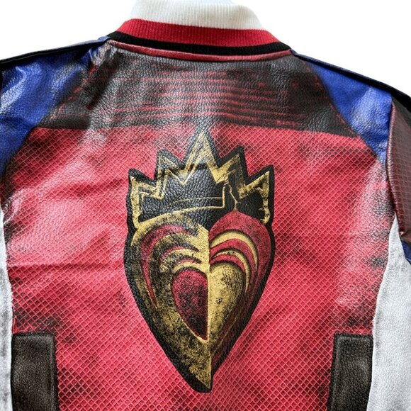 DISNEY Evie Jacket Girls Size 9/10 Descendants 3 Faux Leather Halloween Costume - Picture 8 of 9